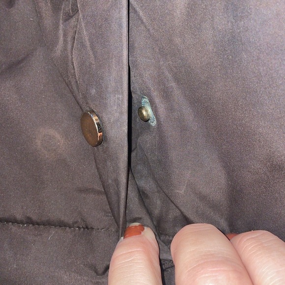 Charter Club Women's Brown Puffer Vest-Medium - Picture 5 of 6